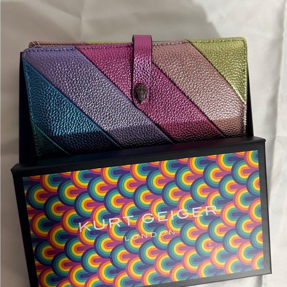 Kurt Geiger Multicolor Striped Wallet